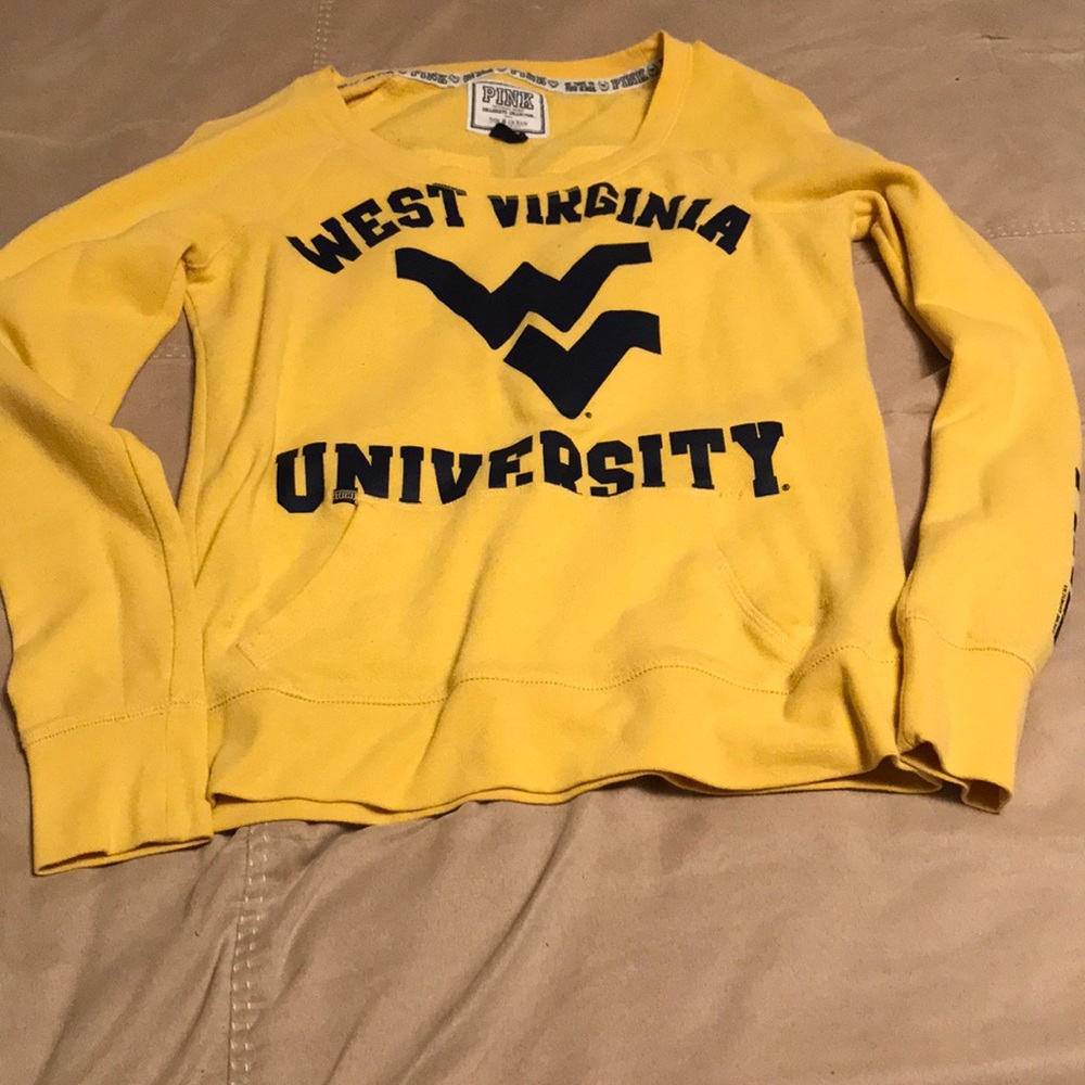 Women’s PINK WVU long sleeve